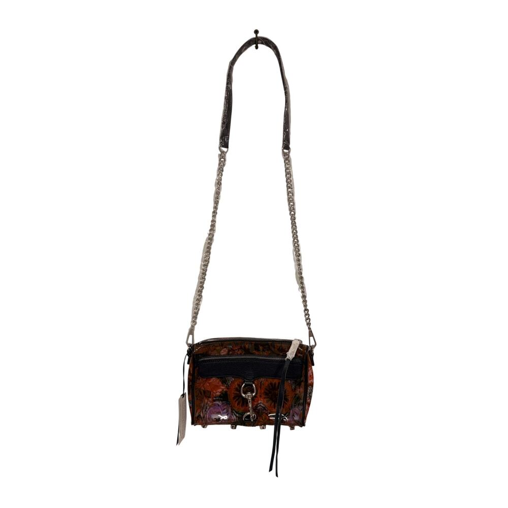 NWT Rebecca Minkoff Mini Mac Clear Floral Crossbody Mexi Flower Print Multi $145 - Picture 2 of 8